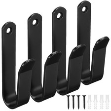 4 Pcs Snowboard Hooks for Garage Holder Display Wall Mount Heavy Duty