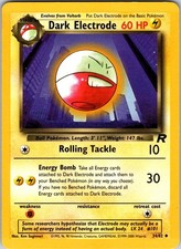 Dark Electrode 34/82 Team Rocket Pokemon LP Unlimited