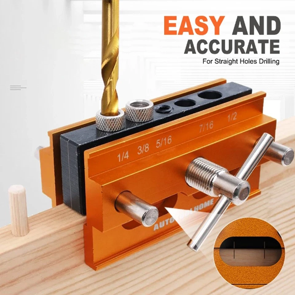Self Centering Doweling Jig Wide Capacity Dowel Jig for Straight Hole Adjustable