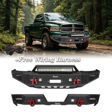 For 1994-2001 2002 Dodge Ram 1500 2500 3500 Front Rear Bumper With Winch Plate For 1994-2001 2002 Dodge Ram 1500 2500 3500 Front Rear Bumper With Winch Plate