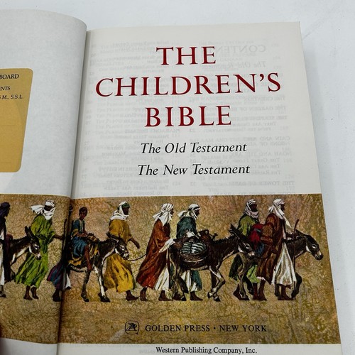 The Childrens Bible Golden Press 1965 Copyright Illustrated Hardcover Book VTG - Picture 4 of 7