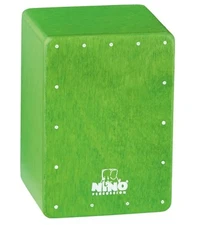 Nino Percussion - Mini Cajon Shaker in Green (NINO955GR)