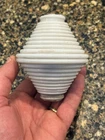 Antique milk glass lightning rod ball