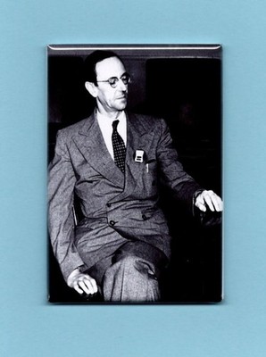 JAMES CHADWICK *2X3 FRIDGE MAGNET* SCIENTIST PHYSICIST DISCOVERY OF NEUTRON WAR