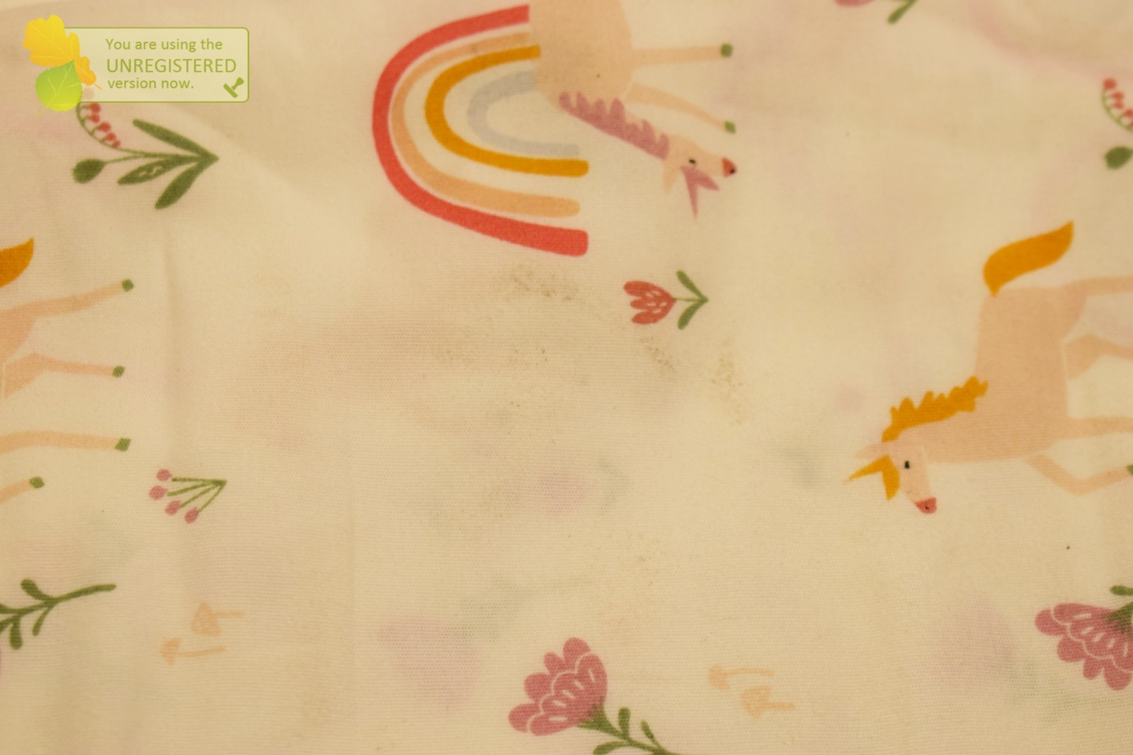 Pillowfort Full Unicorn Cotton Kids' Sheet Set 097029672 (Dirt Marks)