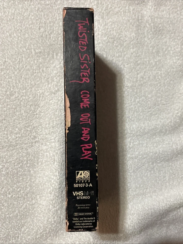 TWISTED SISTER COME OUT AND PLAY VIDEO VHS MUSIC VIDEO TAPE 1985 VIDEO STORY - Image 3 of 4