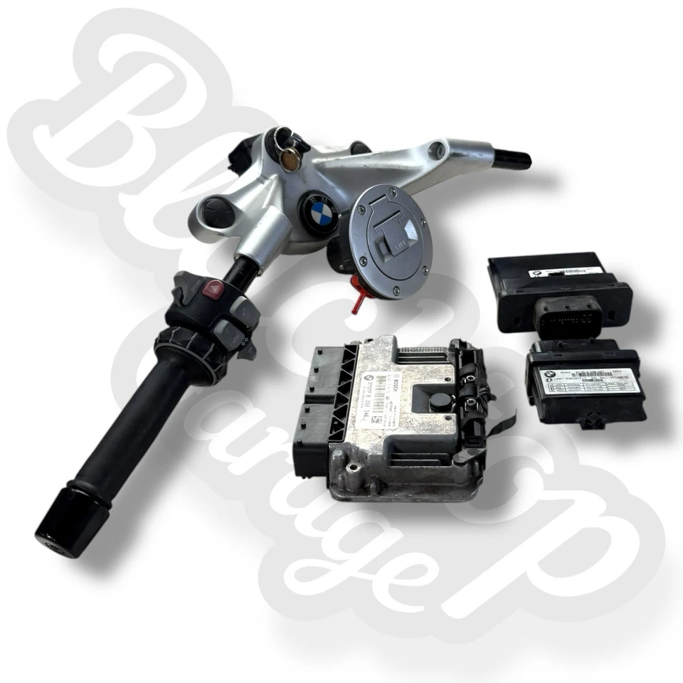 2018 14-18 BMW R1200 R1200RT conjunto de trava OEM tampa de gás chave de ignição controles ECU - Imagem 3 de 4