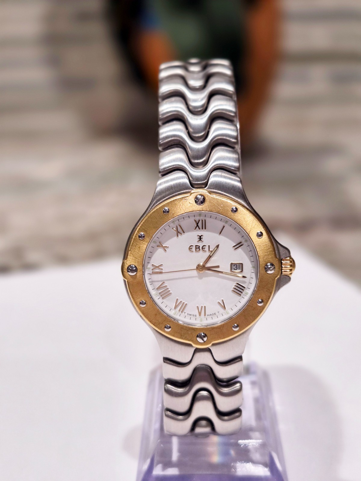 Ebel  Sportwave Ref. 6087631 –UNISEX- Stainless Steel w/ 18K Gold