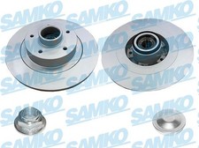SAMKO 2x Bremsscheibe hinten voll passend für Renault Megane IV Grandtour K9A/M 