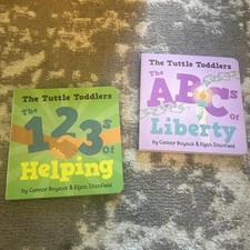 Two Board Books-The 1,2,3's of Helping  The A,B,C's of Liberty
