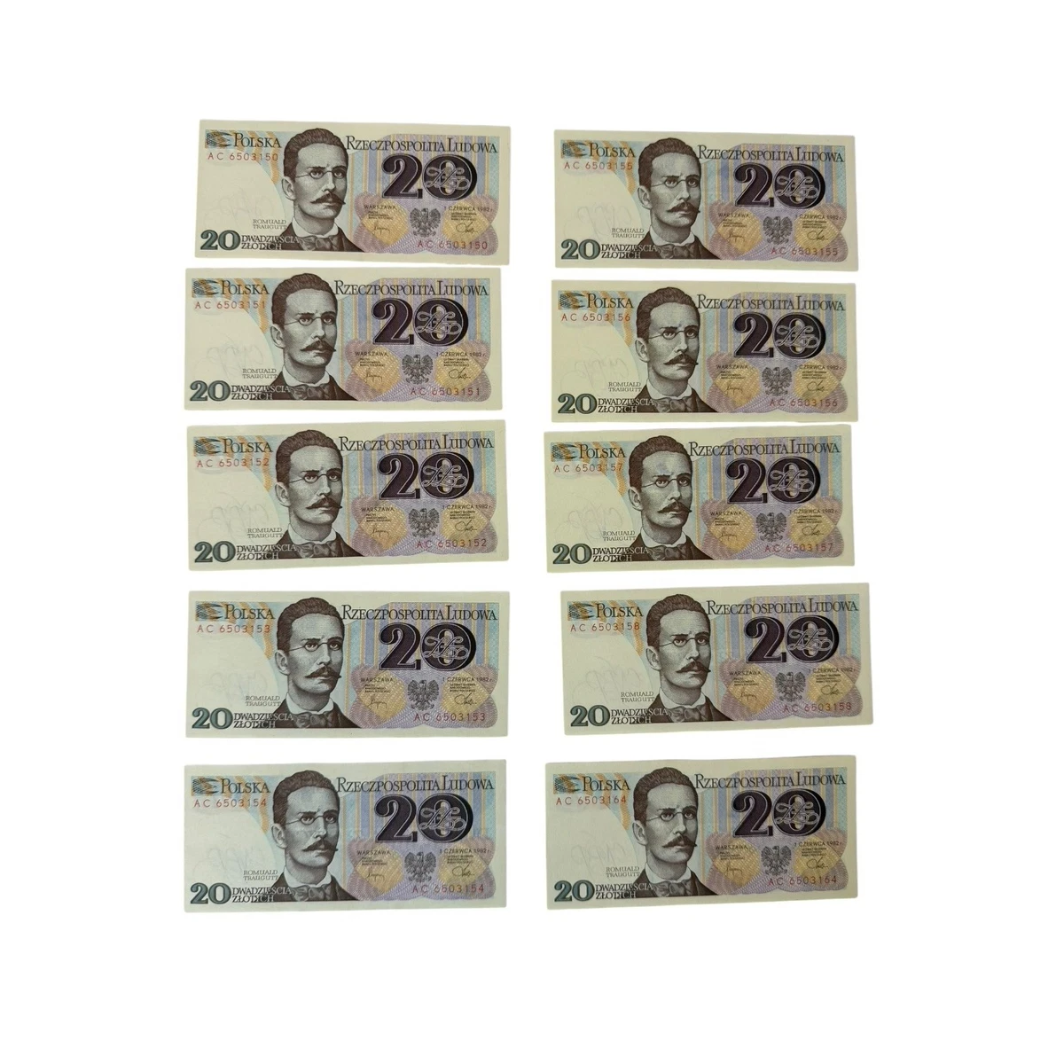 1982 Polish Paper Money for sale | eBay
