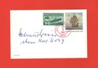 Helmut Witte World War 2 German U-Boat Ace Signed Postcard 1999