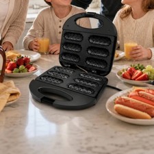 Hot Dog Grill Nonstick Double-Sided Grill Easy to Clean for Home