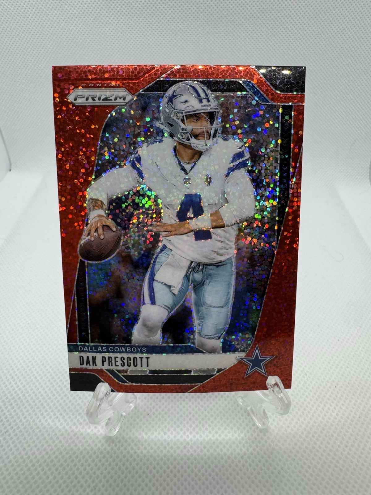 2024 Panini Prizm - Dak Prescott #73 Red Sparkle Prizm