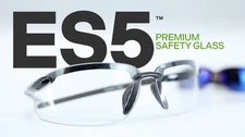 Crossfire ES5 Safety Glasses Matte Black I/O Lens ANSI Z87.1+ UV Protection