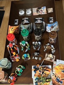 Lego Bionicle LOT, 4/6 Toa Nuva (Gen 2), 2 Bohrok, 3 Turaga, 2 Nui-Rama + Masks