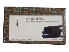 Brizo RP100487GL Rook Soap and Lotion Dispenser In Luxe Gold - New