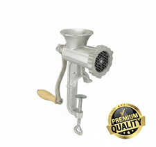 Apollo Traditional Cast Iron Hand Mincer No. 8 Meat Grinder Tool