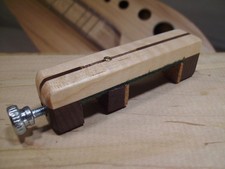 Maple Walnut Appalachian Mountain Dulcimer Capo w/ Black Walnut stripe- U.S.A.