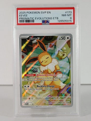 Eevee - Illustration Rare - SV Black Star Promo - Pokemon - SVPen 173 - PSA 8