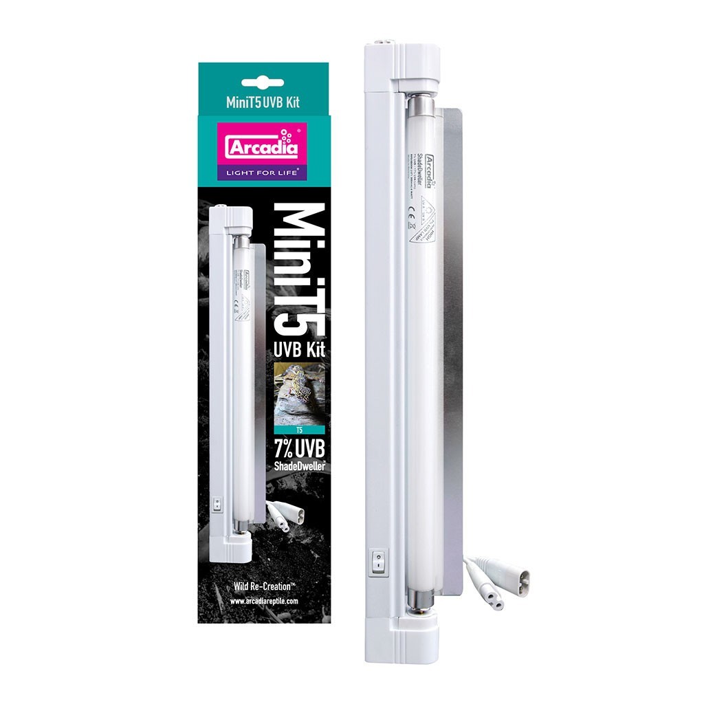 Arcadia Mini T5 UVB Kit ShadeDweller 7% UVB 8 Watt