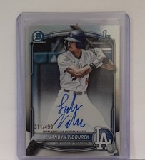 2025 Bowman Draft - Landyn Vidourek- 1st Bowman Refractor Auto /499 LAD