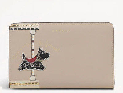 NWT Radley London Magic Carousel Medium Bifold Purse - 112788 Porcini 