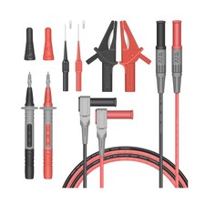 Test Leads Set HANDSKIT Double Insulated Electrical Multimeter Test Lead Kit,...