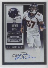 2015 Panini Contenders Rookie Playoff Ticket 33/199 Lorenzo Doss #245 Auto 4iu