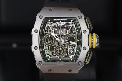 Richard Mille 時計 Richard Mille RM 11-03 Flyback Chronograph Titanium Skeleton