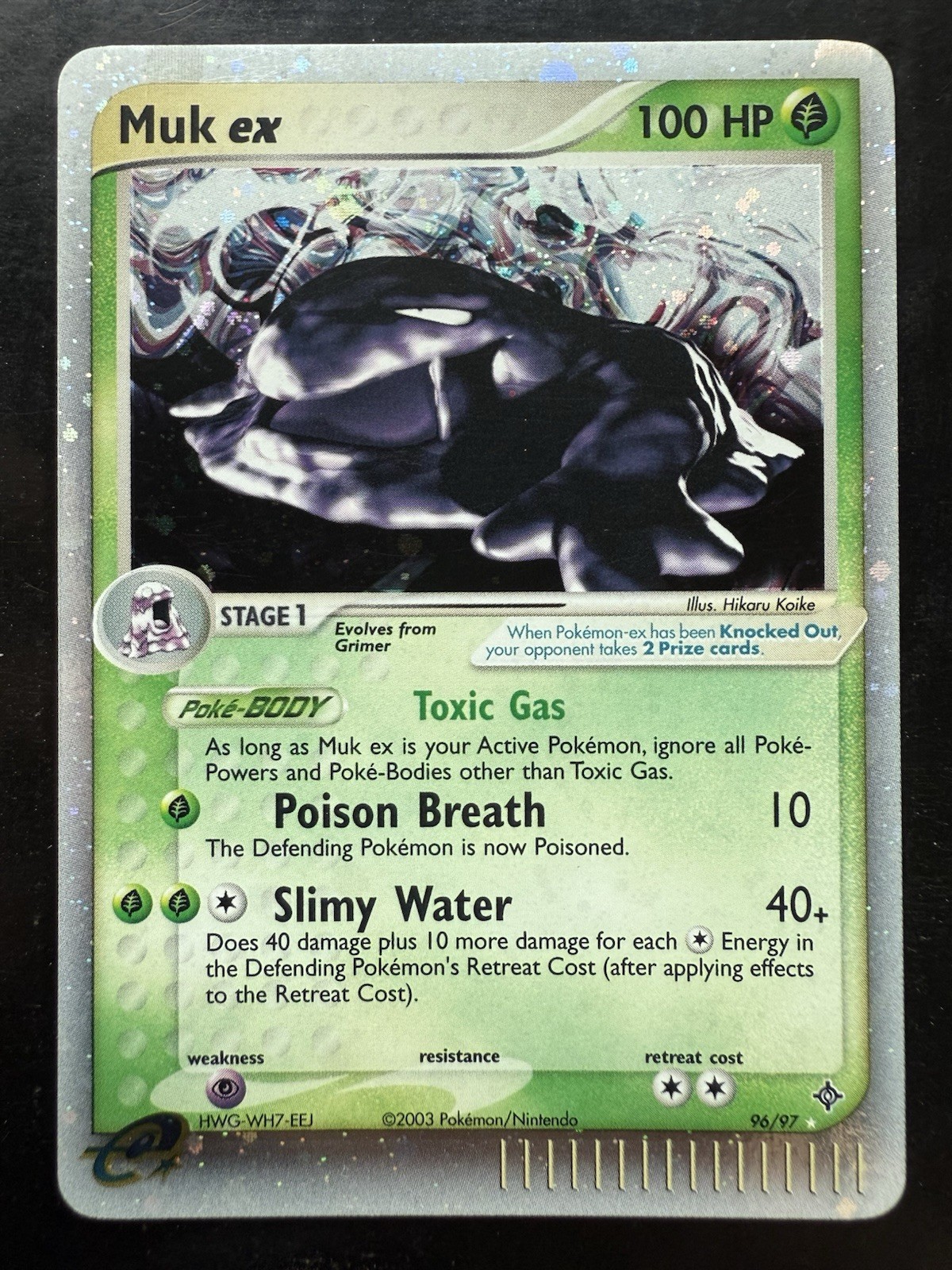 Pokemon Muk ex 96/97 EX Dragon Holo Ultra Rare Eng (NM)