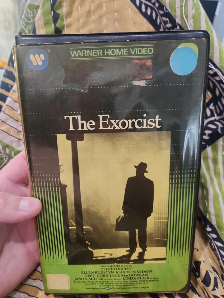 The Exorcist (VHS, 1979) 1973 Horror Warner Black Clamshell Early Release Works - Image 1 of 4