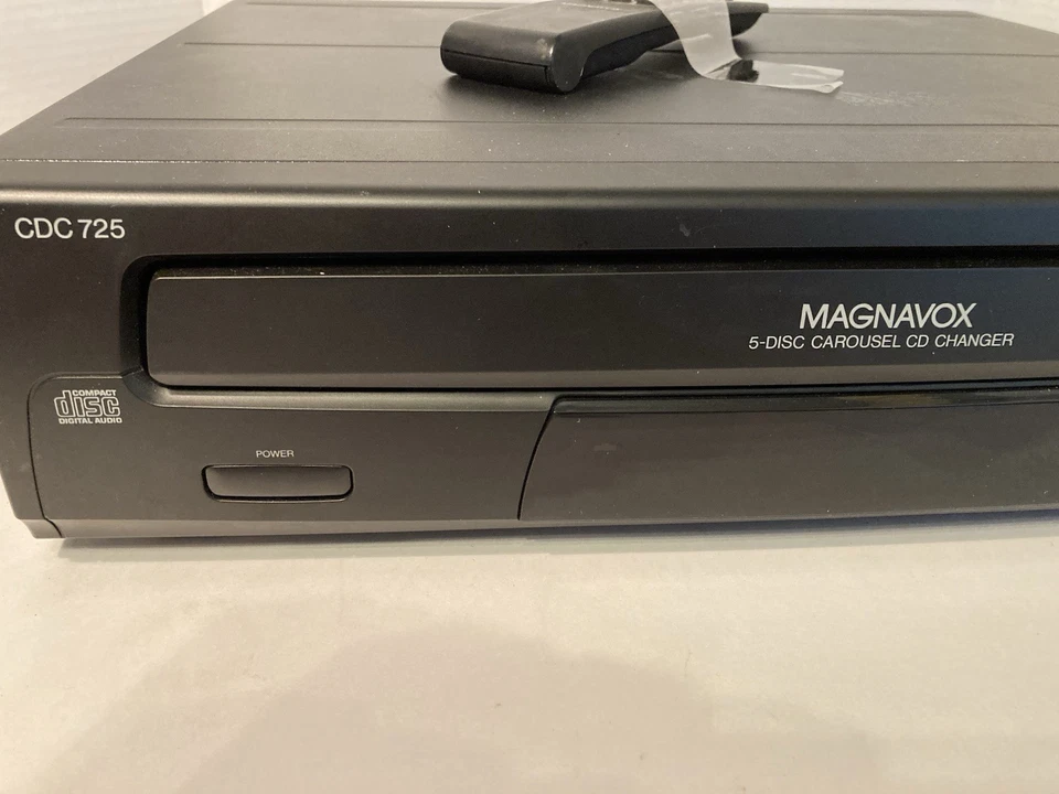 Magnavox 5 Disc CD Changer. CDC 725. Tested. With Remote. - Image 2 of 4