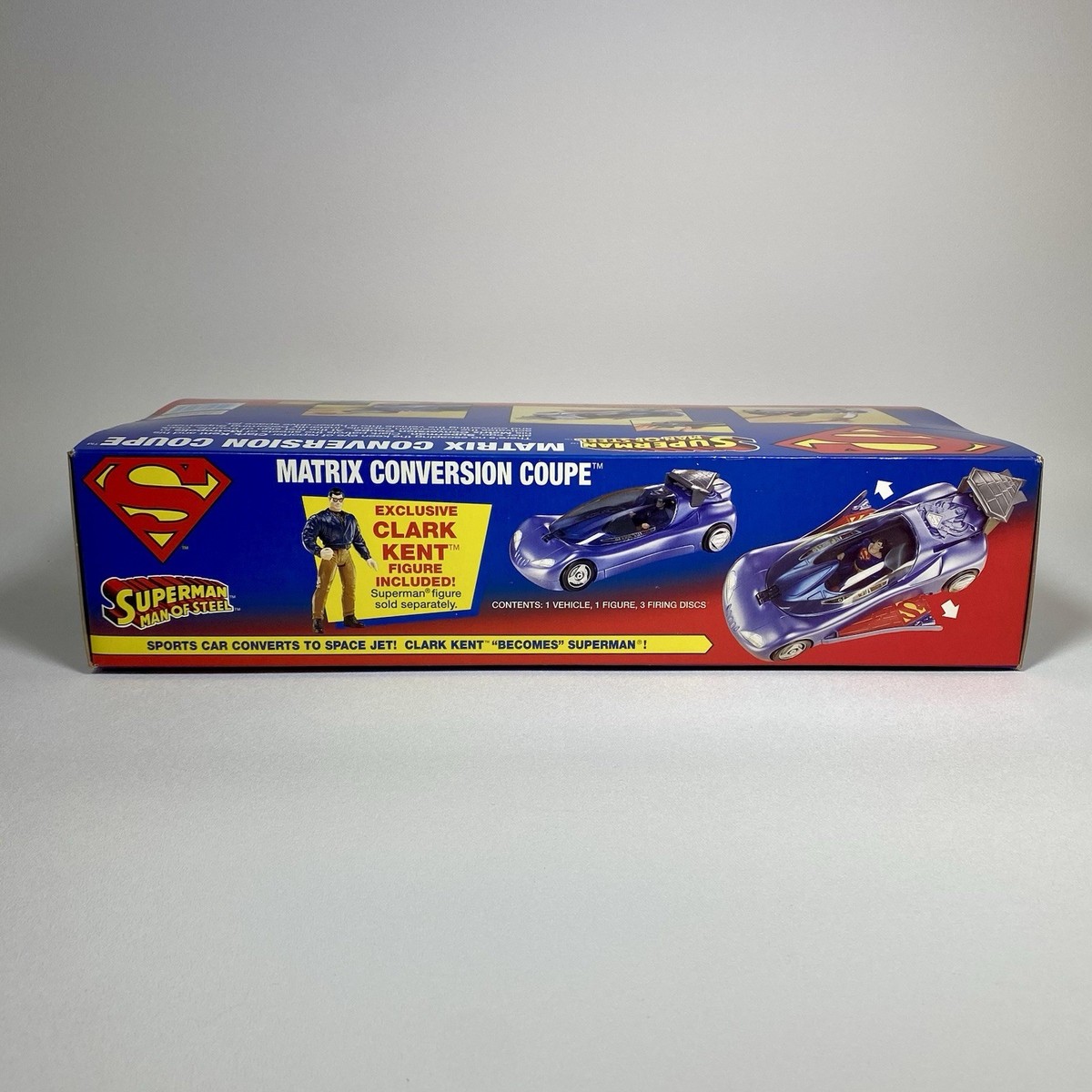 1995 Kenner Superman Man of Steel Matrix Conversion Coupe Clark