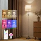 Smart Floor Lamp with RGBCW Color Change Bulb, Compatible with Alexa, Siri, G...