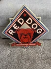 Vintage 90’s Red Dog Beer Metal Sign “Uncommonly Smooth” True Auction