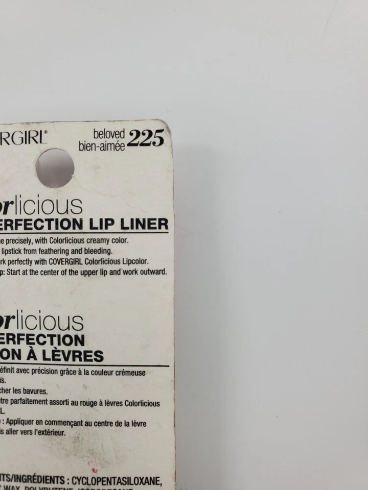 Delineador de labios CoverGirl Colorlicious Lip Perfection Beloved 225 nuevo Foto 3 de 4
