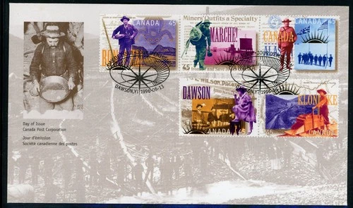 CANADA 1996, YUKON GOLD RUSH FIRST DAY COVER !! M124