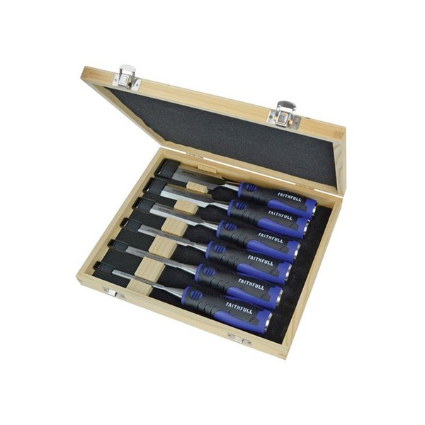 Faithfull Soft Grip MeißEl Set Mit Aufbewahrungsbox, 6-Teilig FAIWCSGS6WB-image