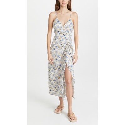 New En Saison Floral Midi Slip Dress Women's Size M