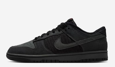 NIKE DUNK LOW RETRO PRM men's shoes casual IB7746 001 black | eBay