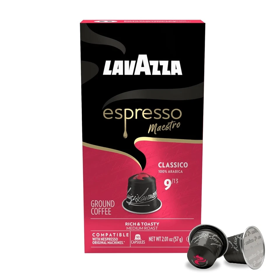Cápsulas Espresso Lavazza Classico 60 unidades compatibles con Nespresso 100 Arábica Foto 2 de 4