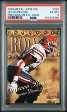 1999 METAL UNIVERSE PRECIOUS METAL GEMS #220 JEVON KEARSE 7/50 PSA 6