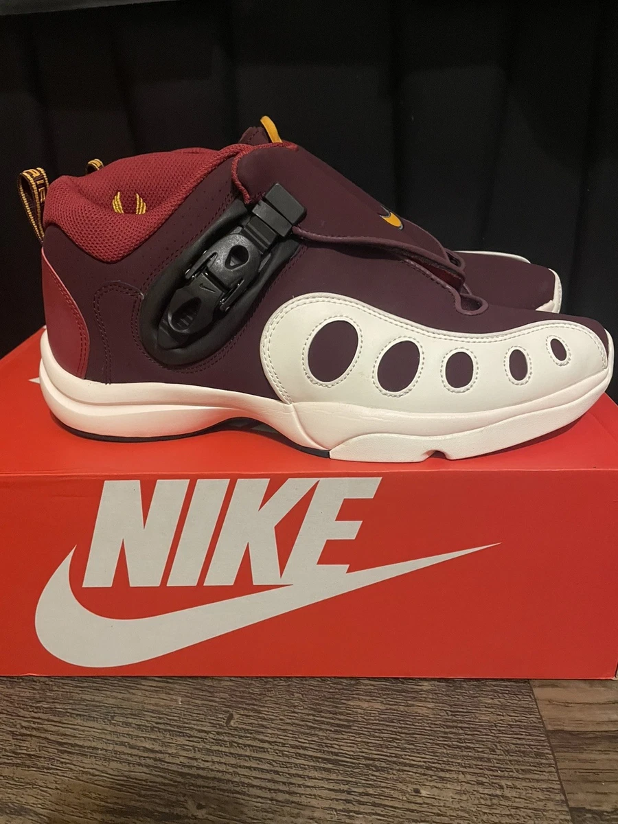 Nike Zoom GP Gary Payton Sneakers‎ Men\'s 10.5 AR4342-600 Night Maroon Very Nice! Nike Zoom GP Maroon - AR4342-600 for Sale | Authenticity  main image 4