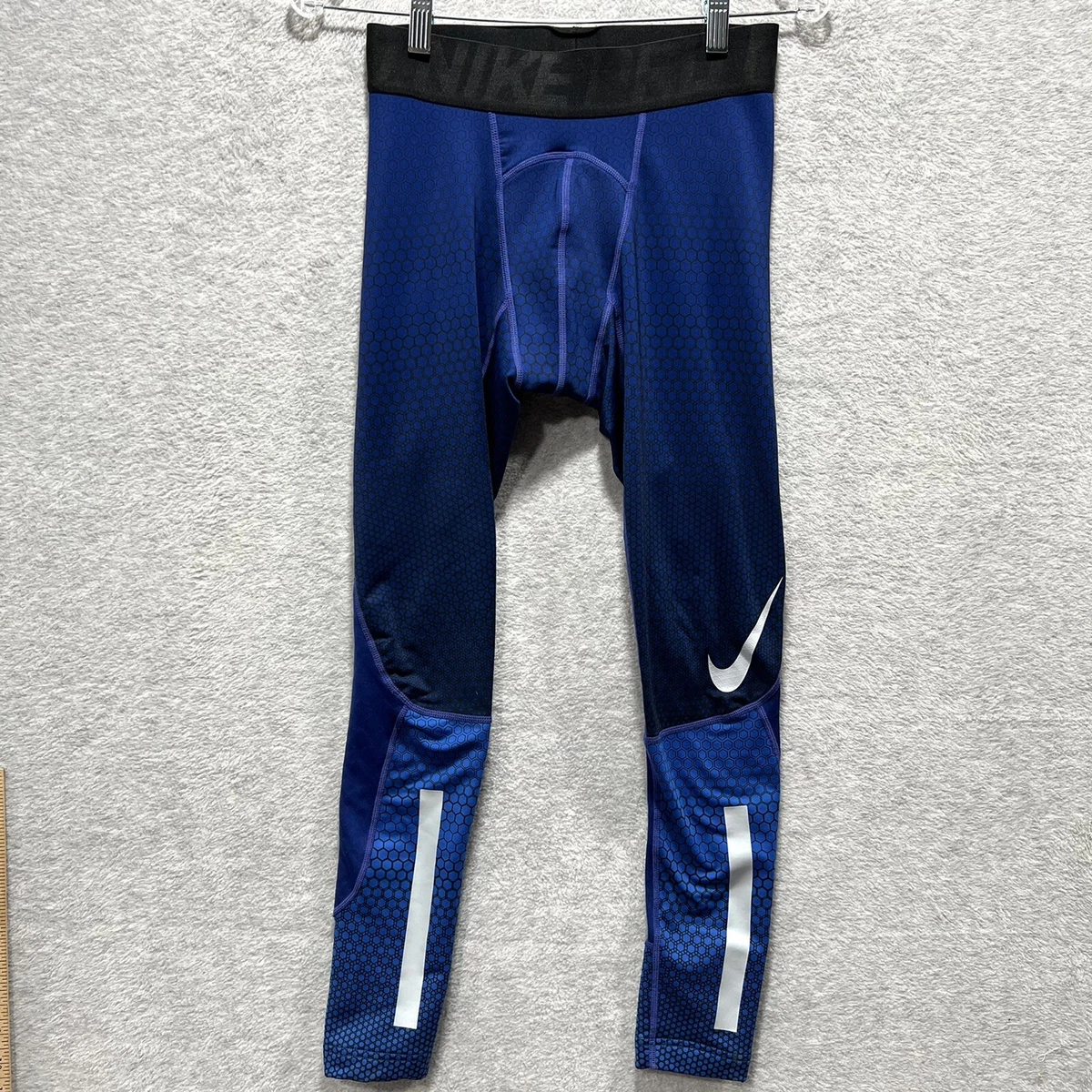 Nike Mens Sz S Tights Blue | eBay