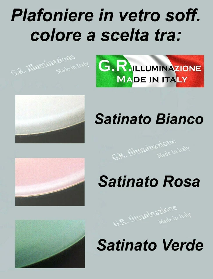 PLAFONIERA MODERNA IN VETRO ROSA 2 LUCI D40 LAMPADARIO CUCINA BAGNO Mina Cromo - Immagine 2 di 3
