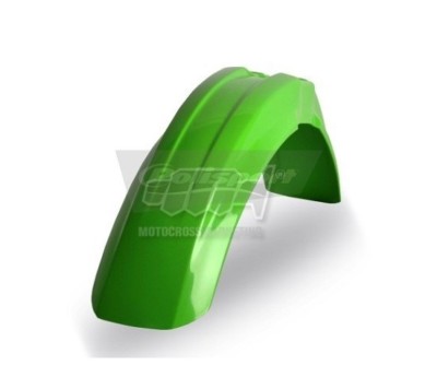 POLISPORT Parafango Anteriore Replica OEM Verde - Per Kawasaki KX250F/450F, In Polipropilene Lucido - 4