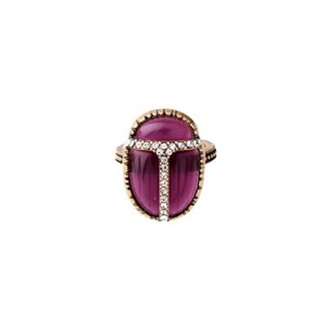 Authentic The Scarab Of The Twilight Veil- Gold- Plated Protection Ring