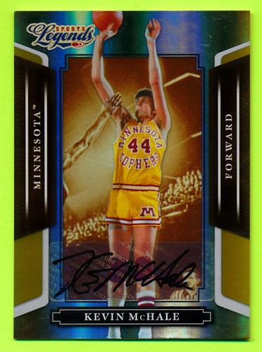 2008 Donruss Sports Legends KEVIN McHALE Auto AUTOGRAPH 11/25 *Ding Corner - Picture 2 of 3