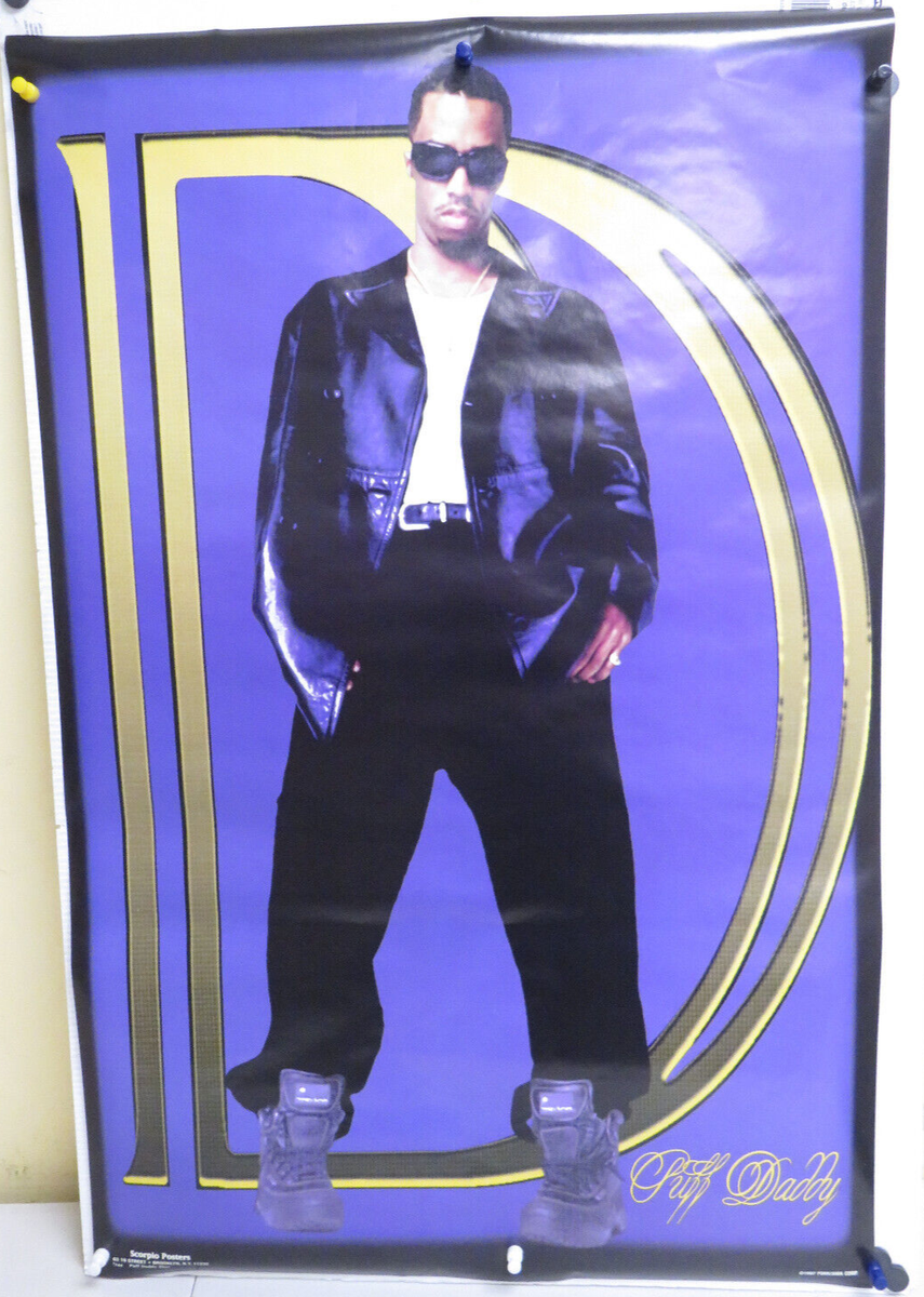ROLLED PUFF DADDY BLUE P DIDDY RAP HIP HOP 22X34 POSTER SCORPIO